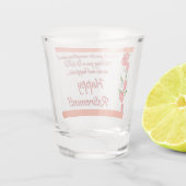 幸福な退職 ショットグラス (裏面)