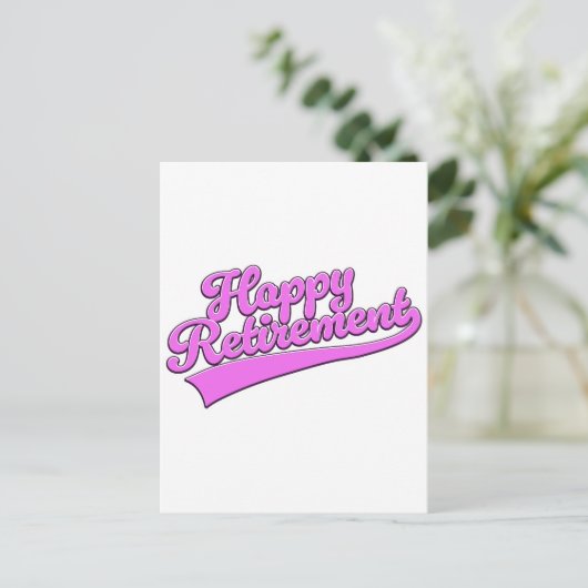 幸福な退職 シーズンポストカード (スタンド正面)