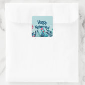 幸福な退職 スクエアシール (バッグ)