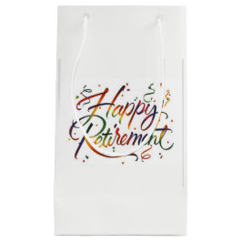 幸福な退職 スモールペーパーバッグ