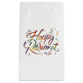 幸福な退職 スモールペーパーバッグ (正面)