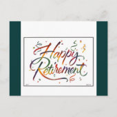 幸福な退職 ポストカード (正面)