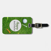 幸福な退職 ラゲッジタグ (正面横)