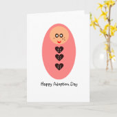 幸福な養子縁組 カード (黄色い花)