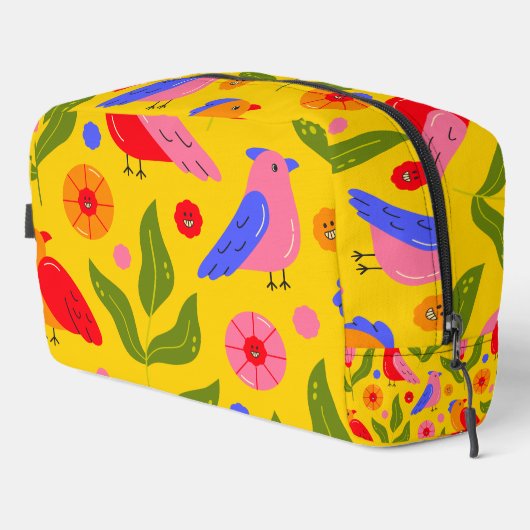 幸福な鳥が群れをなして陽気にする ドップキット (右コーナー)