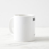 幸福にあなたのような友人があっています コーヒーマグカップ (正面左)