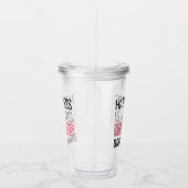 幸福にされるあなたのネイルがあっています アクリルタンブラー (右)