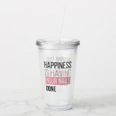 幸福にされるあなたのネイルがあっています アクリルタンブラー (裏面)