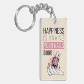 幸福にされるあなたのネイルがあっています キーホルダー (正面左)