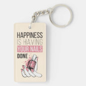 幸福にされるあなたのネイルがあっています キーホルダー (裏面)