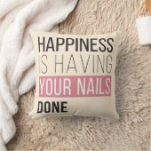 幸福にされるあなたのネイルがあっています クッション (ブランケット)