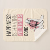 幸福にされるあなたのネイルがあっています シェルパブランケット (正面(横))