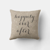 幸福にその後ずっとバーラップのクッション クッション (裏面)