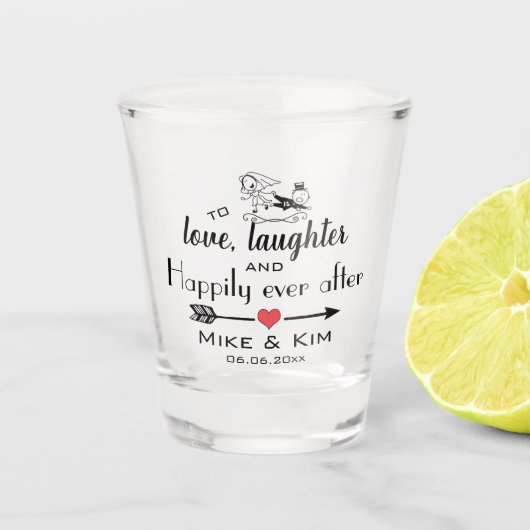 幸福にその後ずっと ショットグラス (正面)