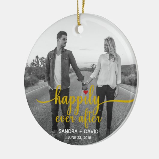 幸福にその後ずっと セラミックオーナメント (左)