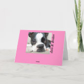 幸福にその後ずっと-空白のなカードLola B.ボストン カード (裏面)