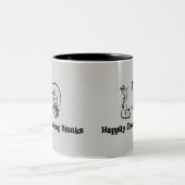 幸福に撃つブランク ツートーンマグカップ (中央)