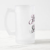 幸福に独身の フロストグラスビールジョッキ (左)