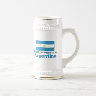 幸福に結婚したなアルゼンチン人 ビールジョッキ