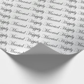 幸福に結婚したな|結婚の|記念日 ラッピングペーパー (角)