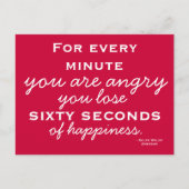 幸福のインスピレーション-やる気を起こさせるな郵便はがき ポストカード (正面)