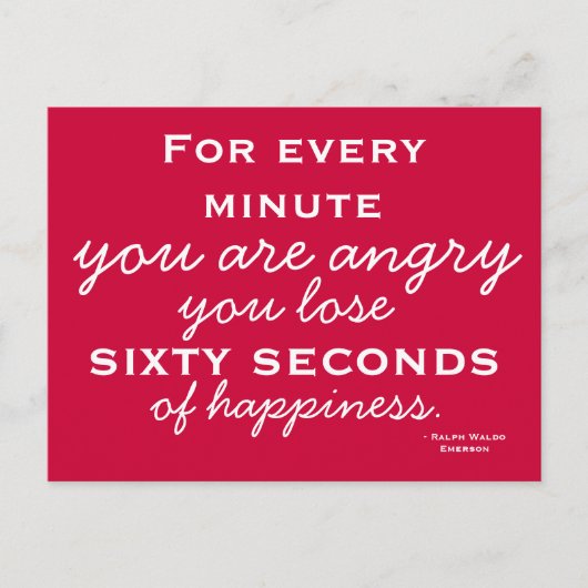 幸福のインスピレーション-やる気を起こさせるな郵便はがき ポストカード (正面)