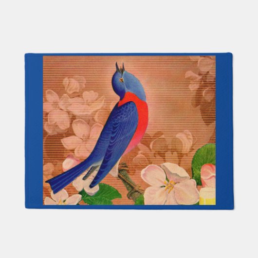 幸福のブルーバード ドアマット (正面)