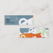 幸福のプロフィールカード スキニー名刺 (正面/裏面)