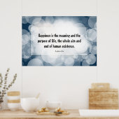 幸福のポスター:アリストテレス ポスター (キッチン)