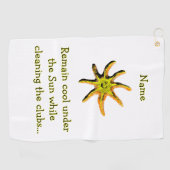 幸福の光 ゴルフタオル (横)