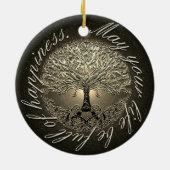 幸福の十分の生命 セラミックオーナメント (裏面)