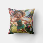 幸福の妖精がいっぱい クッション (裏面)