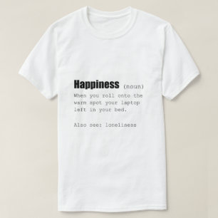 幸福の定義おもしろい Tシャツ