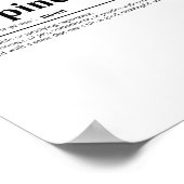 幸福の定義 |感動的引用文 ポスター (角)