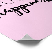 幸福の引用文感動的を選択する ポスター (角)