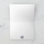 幸福の挨拶状のブルーバード カード (内部)