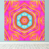 幸福の曼荼羅 キャンバスプリント (インサイチュ (ウッドフロア))