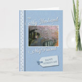 幸福の父の日夫は私の友人 カード (正面)