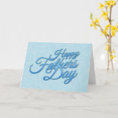 幸福の父の日 カード (黄色い花)