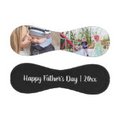 幸福の父の日 | 2枚の写真 |家族の贈り物 野球ボール (パネル)