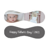 幸福の父の日 | 2枚の写真 |家族の贈り物 野球ボール (パネル)