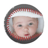 幸福の父の日 | 2枚の写真 |家族の贈り物 野球ボール (正面左)