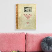 『幸福の王子と物語』のタイトルページ キャンバスプリント (インサイチュ (リビング))