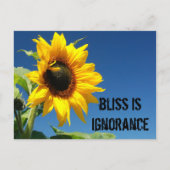 幸福の秘訣は完全な無知である ポストカード (正面)