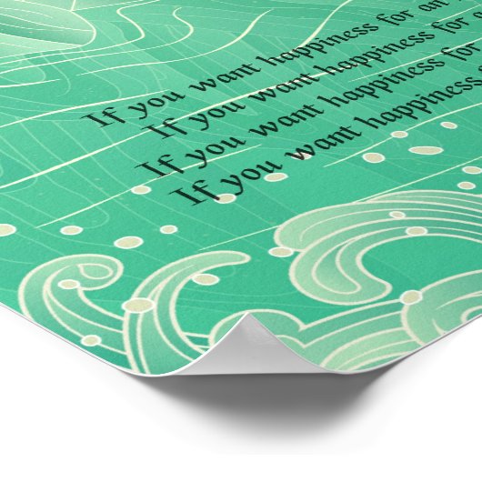 幸福の秘訣 ポスター (角)