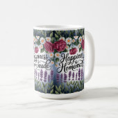 「幸福の花は自家製」 コーヒーマグカップ (正面右)