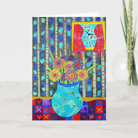 幸福の花束グリーティングカード シーズンカード (正面)