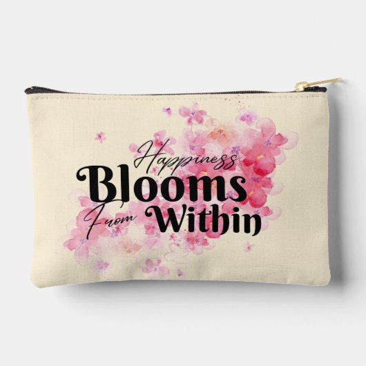 幸福の開花は小さな内から アクセサリーポーチ (裏面)