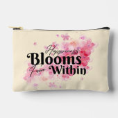 幸福の開花は小さな内から アクセサリーポーチ (正面)
