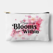 幸福の開花は小さな内から アクセサリーポーチ (正面)